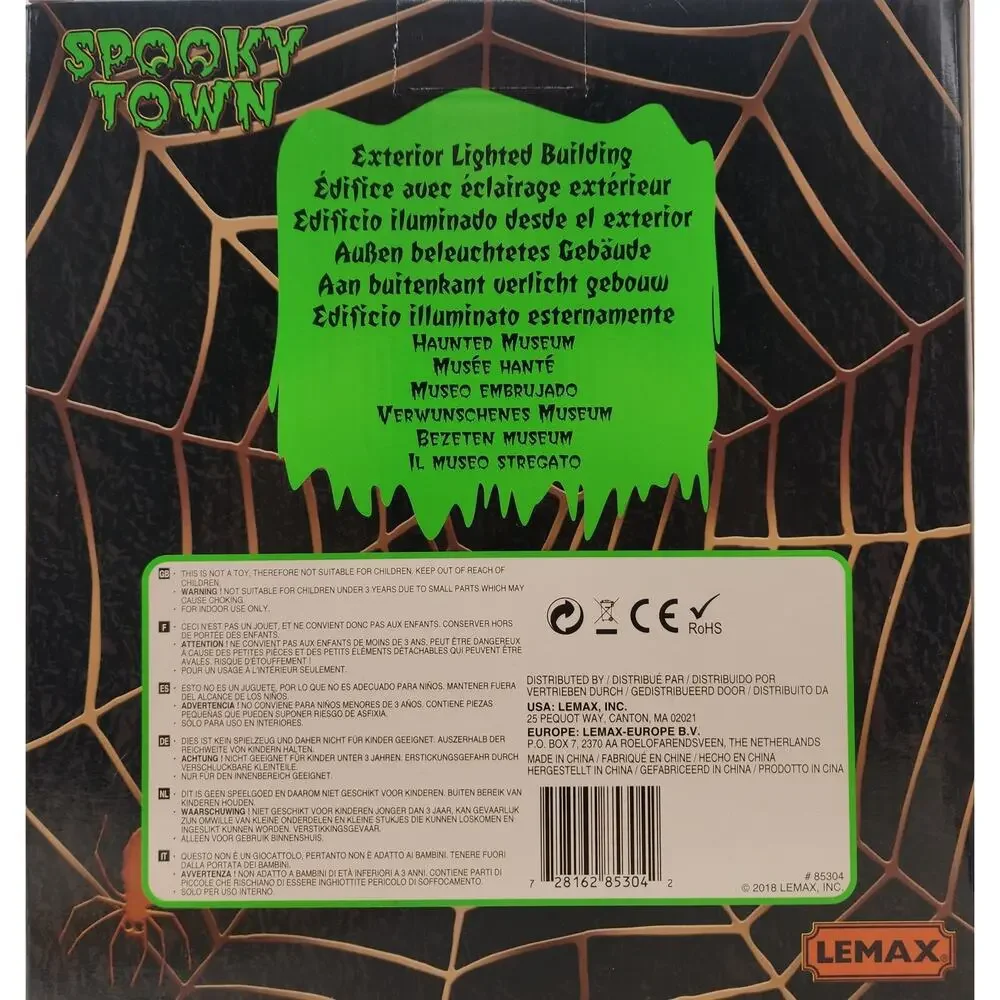 New! Lemax Spooky Town 2018 #85304 Halloween Haunted Museum Decor